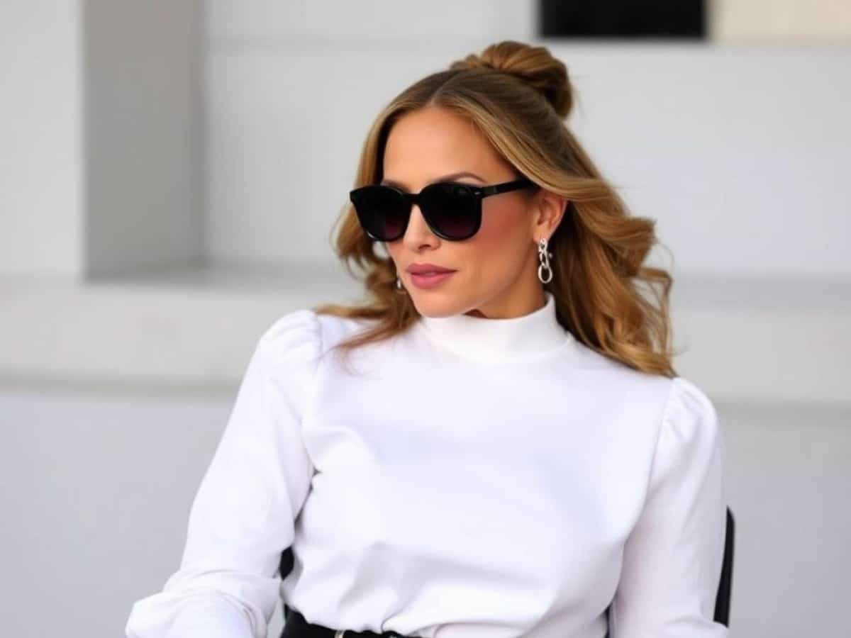 Jennifer Lopez receives an uncomfortable comment about her age during an interview for her upcoming movie