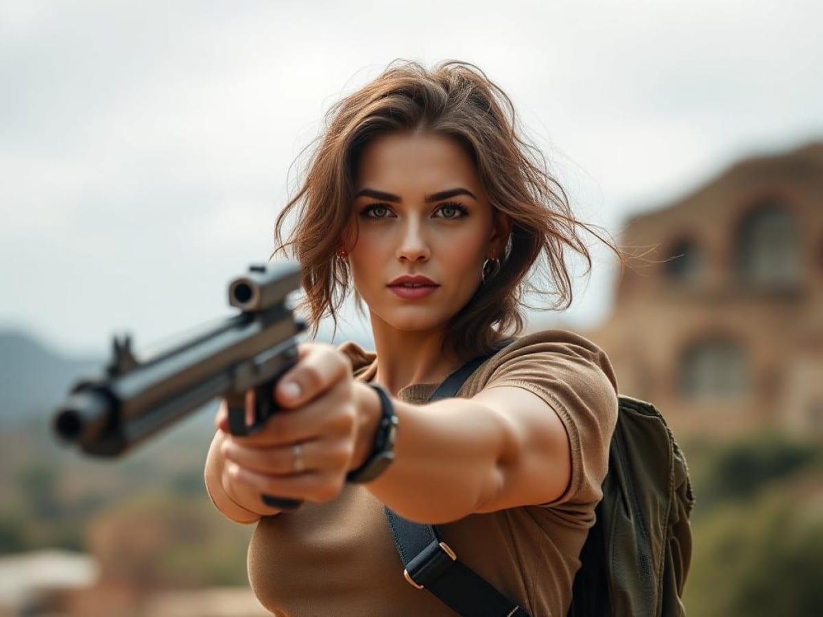 'Lioness' star Laysla De Oliveira's new video shows off stunning gun skills