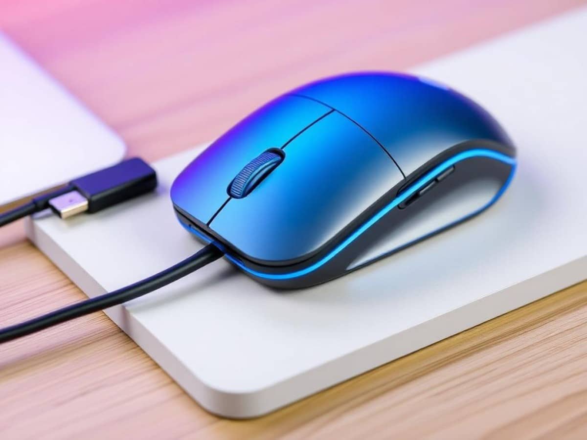 This wireless mouse doubles as a docking station, offering HDMI and USB-C