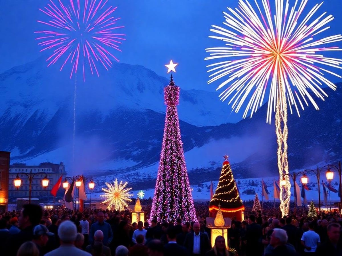 Which countries will be the first and last to celebrate New Year 2025?