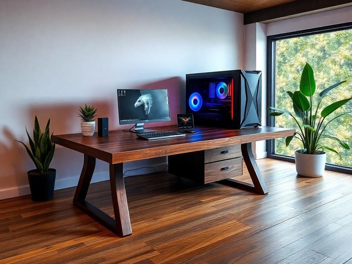 Wooden side table is actually a sleeper gaming PC packing an RTX 3070