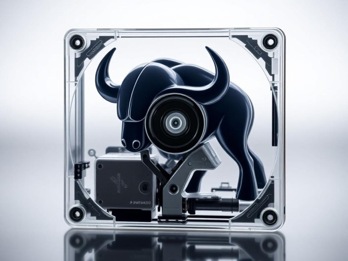 Buffalo Japan is selling a transparent hard disk drive for its 50th anniversary