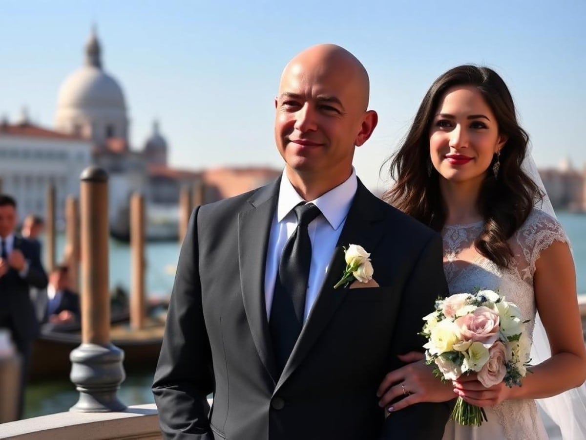Jeff Bezos and Lauren Sánchez marry in Venice...and spark protests