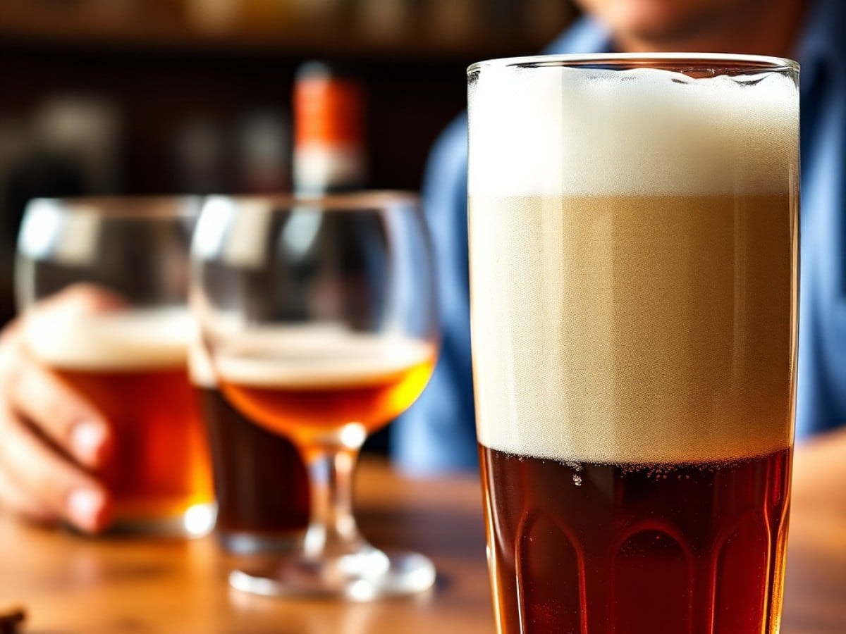 The amount of beer per week that doctors consider 'safe' for the heart