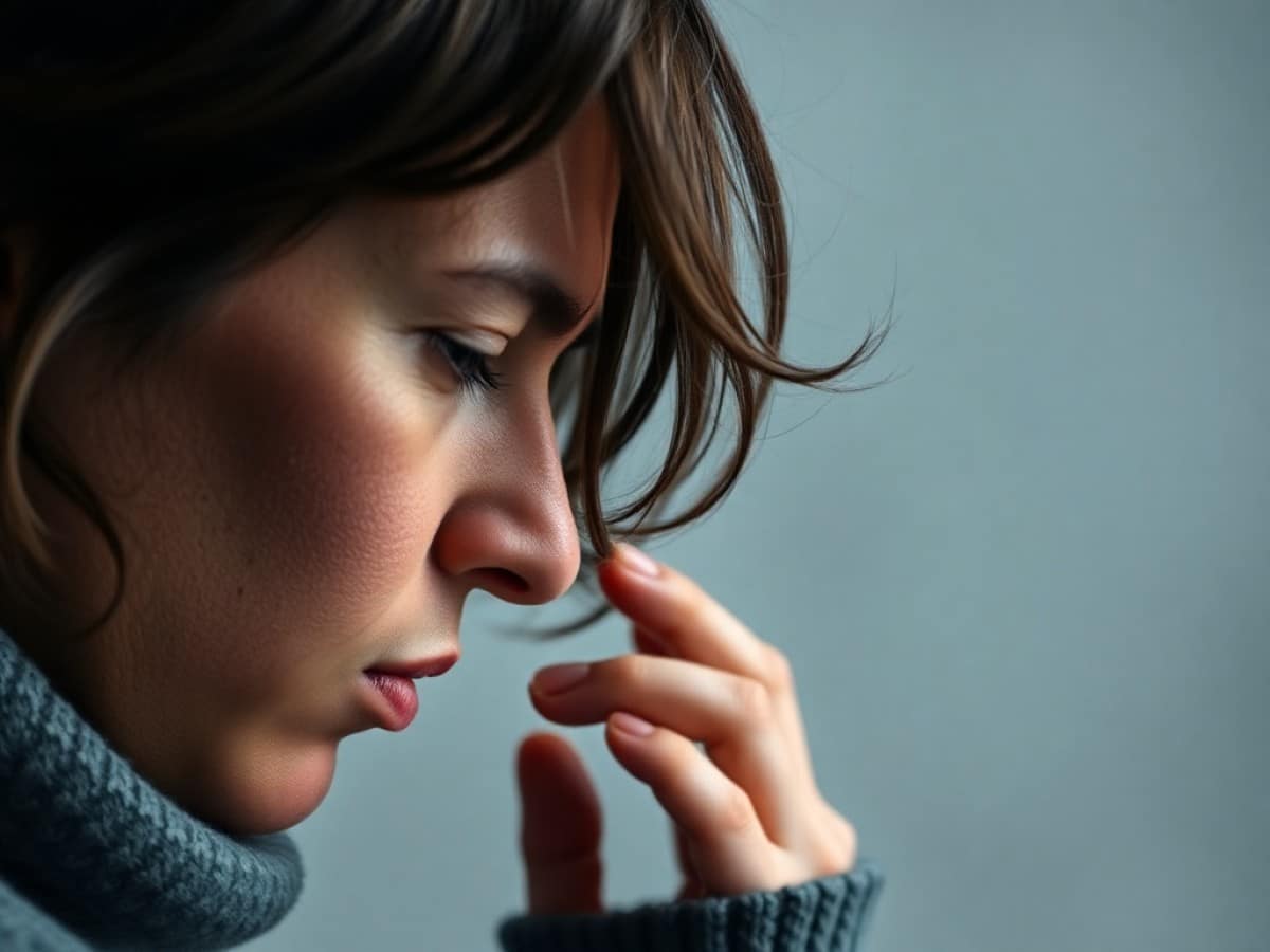 The involuntary gesture that reveals when someone is nervous even if they try to hide it, according to psychologists