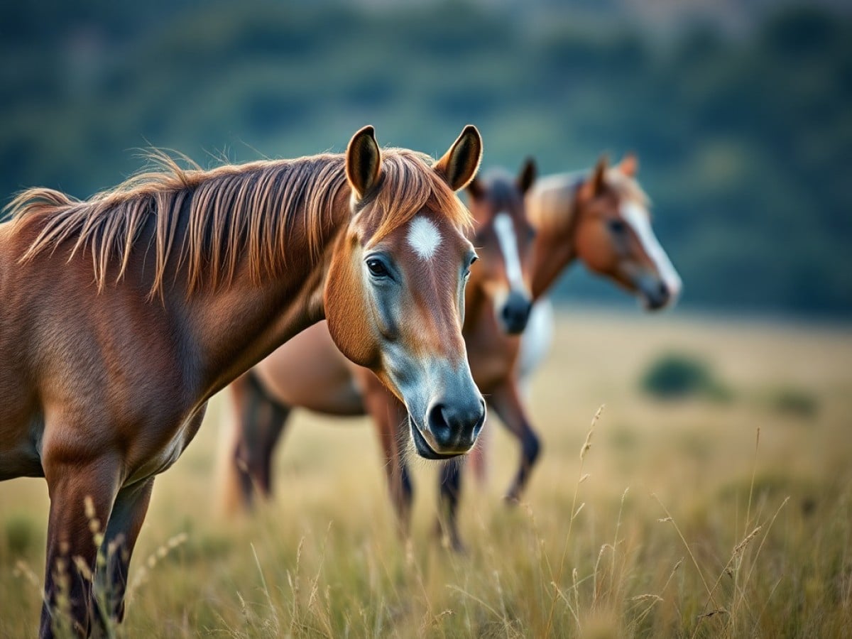 Bombshell in the animal kingdom: images captured of a herd of a species considered almost extinct and one of the last wild horses in the world