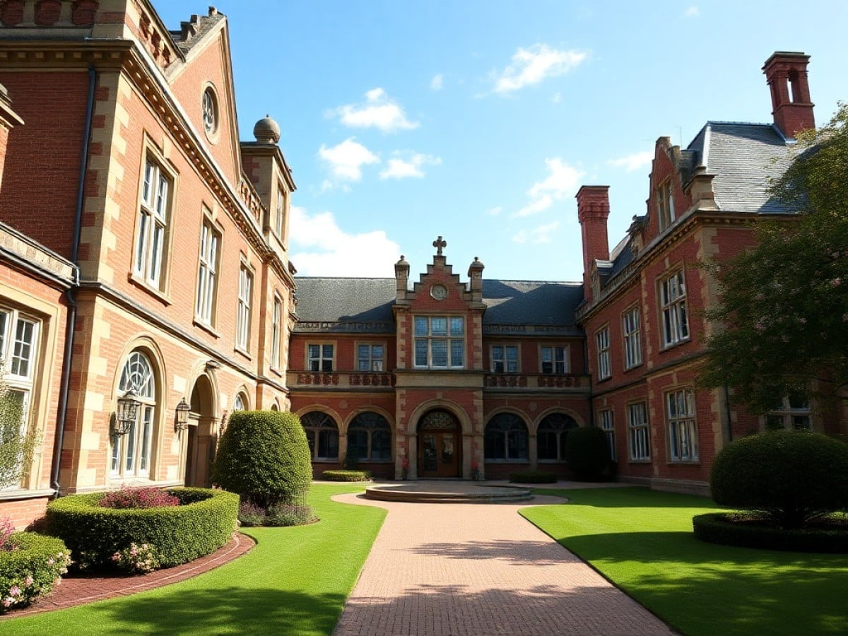 This is Wellington College, the prestigious secondary school that Princess Charlotte might attend
