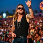 David Guetta unexpectedly realizes that his daughter is in the Coachella crowd