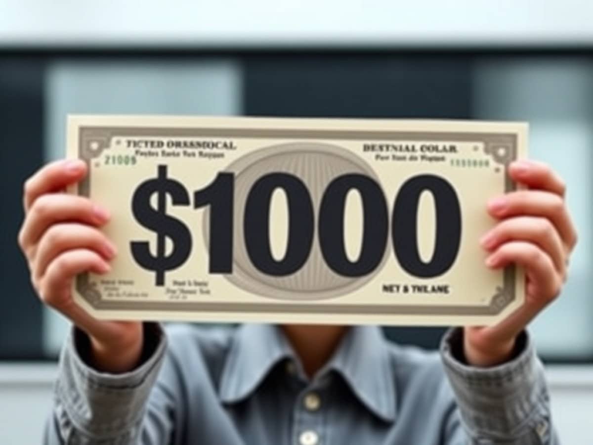 Who receives a $1,000 stimulus payment today, Wednesday, April 16, 2026?