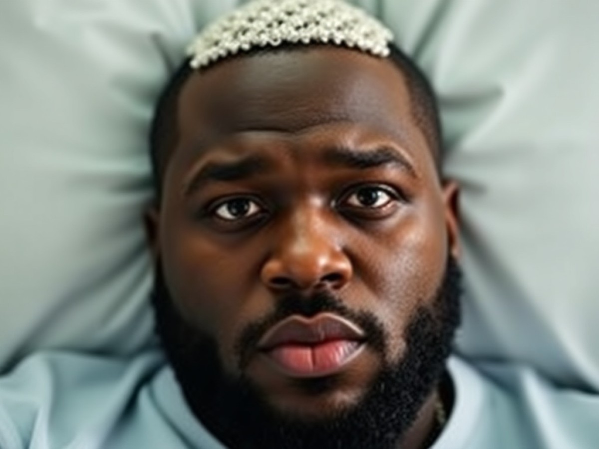 Quinton Aaron's encounter with Jesus Christ whilst he was in a coma: "He had dark skin and white hair"