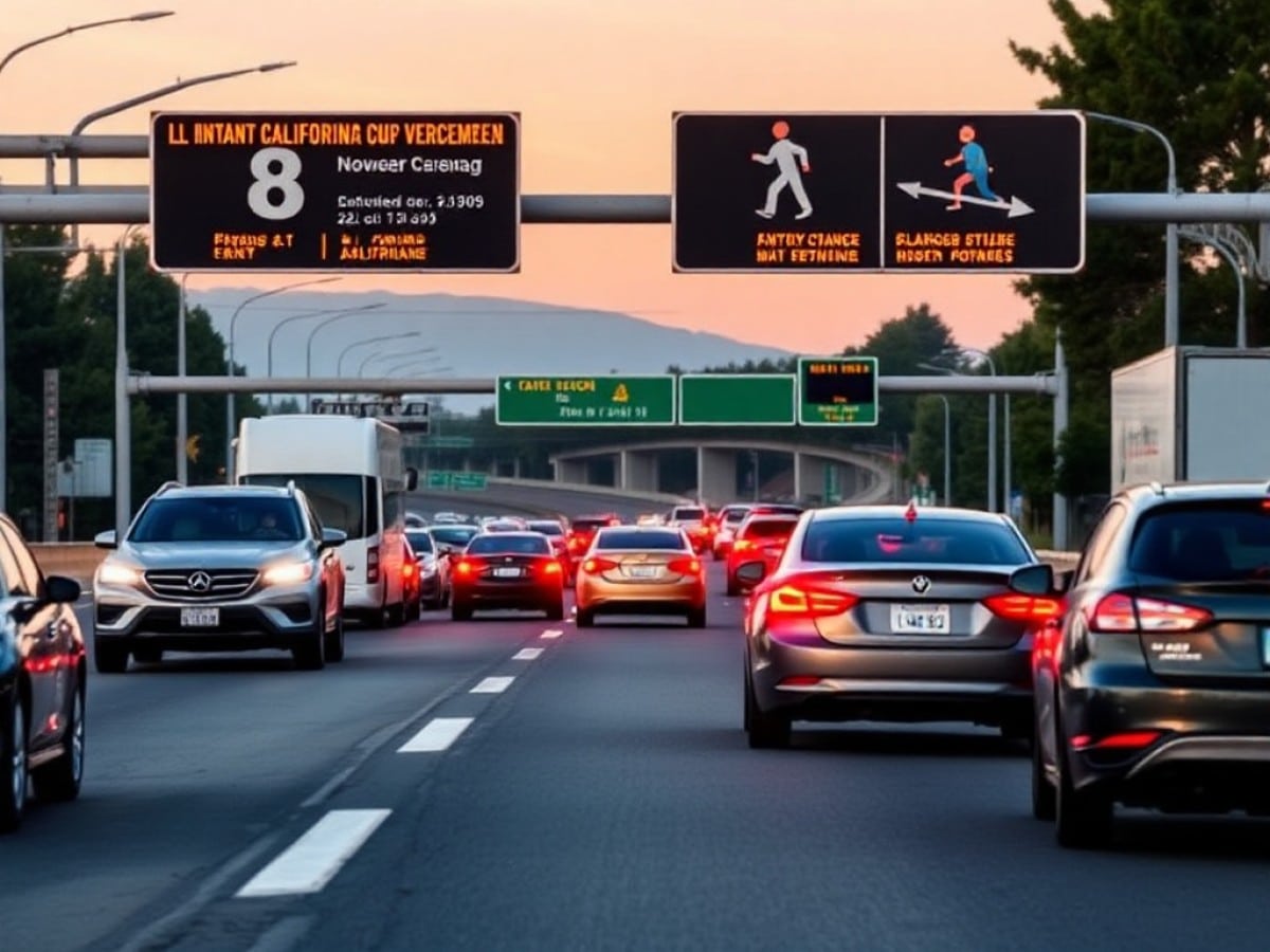 California tests smart freeway that could make drivers wait four minutes to merge