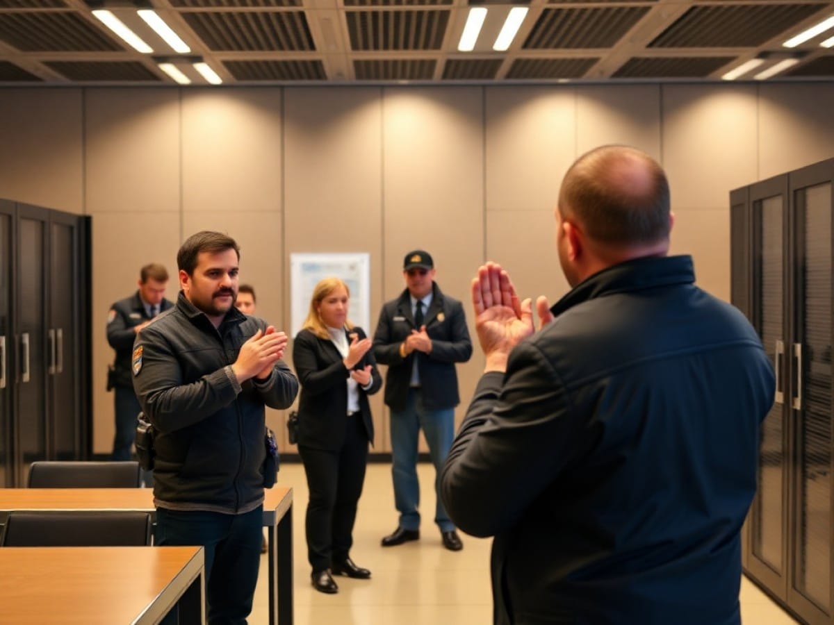 Teacher arrested for clapping in support of speaker opposing data center