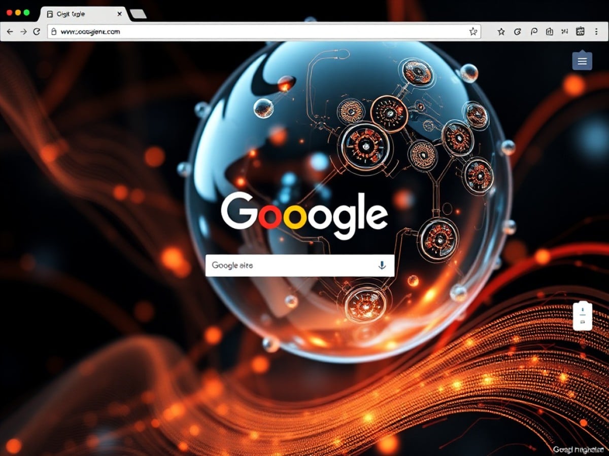 Google is testing a new homepage that buries the search button for AI