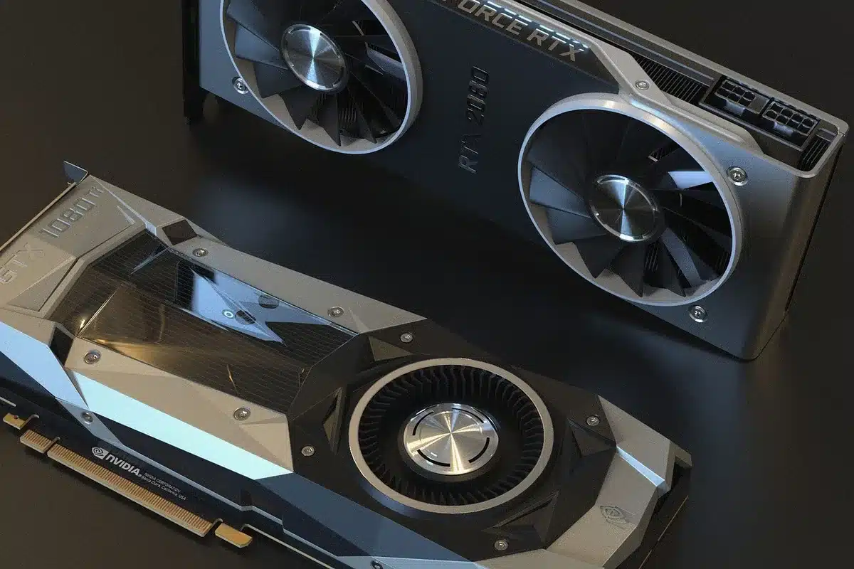 Postazione da gioco con GPU high-end e illuminazione RGB